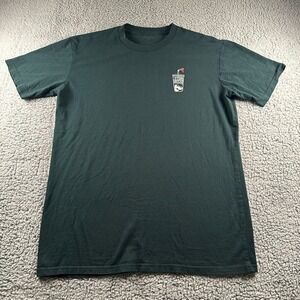 Breezy 7Eleven Shirt Mens L Big Gulp Graphic Crewneck Dark‎ Green Golf